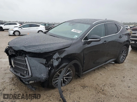 2024 Lexus NX 250 Premium с VIN 2T2GDCAZ8RC014499, выставлен на аукционе Copart как лот 44348375 с пробегом 17 227 миль миль и Списание • Salvage title. История ставок и продаж доступна на DreamBid. Изображение 1.