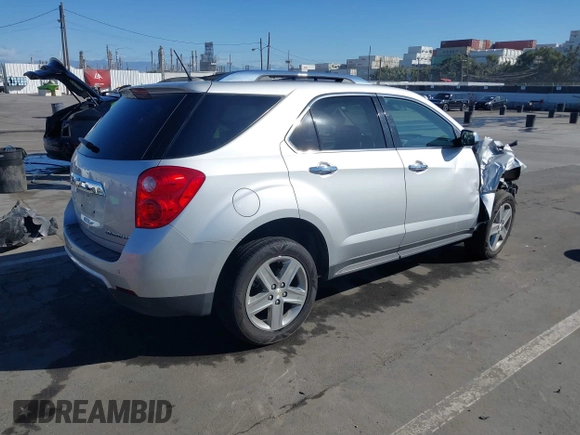 2014 Chevrolet Equinox LTZ with VIN 2GNALDEKXE6191672, listed as a IAAI auction lot 41706804 with 45,507 mi miles. Bid and sale history available at carsss.com. Image 4.