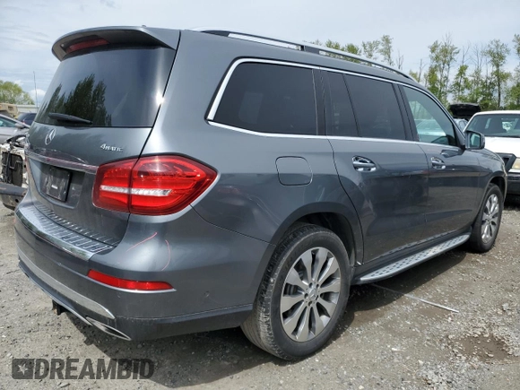 2017 Mercedes-Benz GLS with VIN 4JGDF6EE3HA825796, listed as a Copart auction lot 50591623 with 169,004 mi miles. Bid and sale history available at carsss.com. Image 3.
