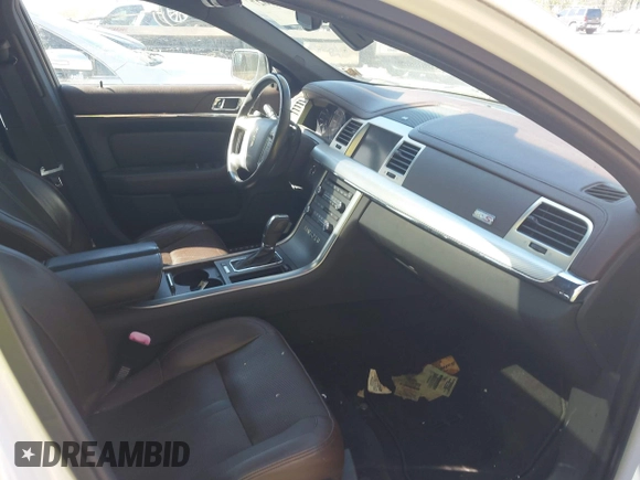 2010 Lincoln MKS w/EcoBoost with VIN 1LNHL9FT3AG611242, listed as a IAAI auction lot 42142027 with 103,758 mi miles. Bid and sale history available at carsss.com. Image 5.