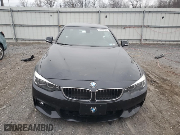 2018 BMW 4 Series 430i xDrive with VIN WBA4Z3C52JEA31741, listed as a Copart auction lot 83832124 with 46,386 mi miles and Salvage Title. Bid and sale history available at DreamBid. Image 5.
