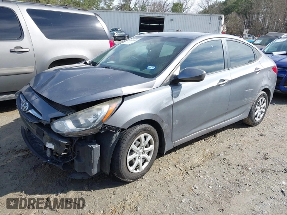 2014 Hyundai Accent GLS with VIN KMHCT4AEXEU710606, listed as a IAAI auction lot 41764163 with 103,859 mi miles. Bid and sale history available at carsss.com. Image 17.