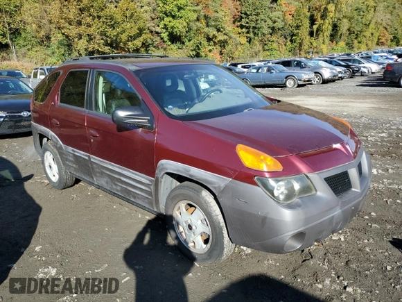 2001 Pontiac Aztek GT z VIN 3G7DA03E91S525153, wystawiony jako Copart lot #75873964 z przebiegiem 43 367 mil mil oraz Tytuł czysty. Historia ofert i sprzedaży dostępna na DreamBid. Obrazek 4.
