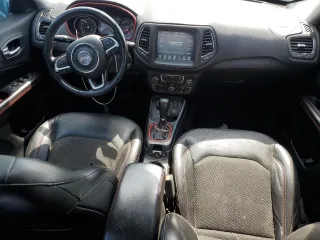 2020 Jeep Compass Trailhawk with VIN 3C4NJDDB6LT195731, listed as a Copart auction lot 50948035 with 80,195 mi miles and Salvage title. Bid and sale history available at DreamBid. Image 8.