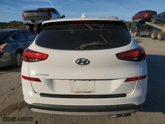 2019 Hyundai Tucson Night with VIN KM8J33AL1KU982750, listed as a Copart auction lot 80826894 with 50,315 mi miles and Salvage Title. Bid and sale history available at carsss.com. Image 6.