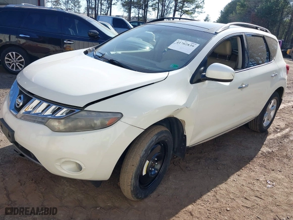 2010 Nissan Murano SL with VIN JN8AZ1MW3AW135698, listed as a IAAI auction lot 41702839 with 176,996 mi miles. Bid and sale history available at carsss.com. Image 17.