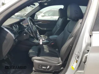 2021 BMW X3 sDrive30i with VIN 5UXTY3C01M9F59546, listed as a Copart auction lot 51930365 with 155,537 mi miles and Clean Title. Bid and sale history available at DreamBid. Image 7.