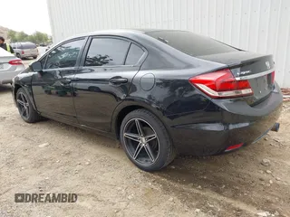 2015 Honda Civic Sedan LX with VIN 19XFB2E5XFE048514, listed as a IAAI auction lot 42067515 with 174,395 mi miles. Bid and sale history available at carsss.com. Image 3.