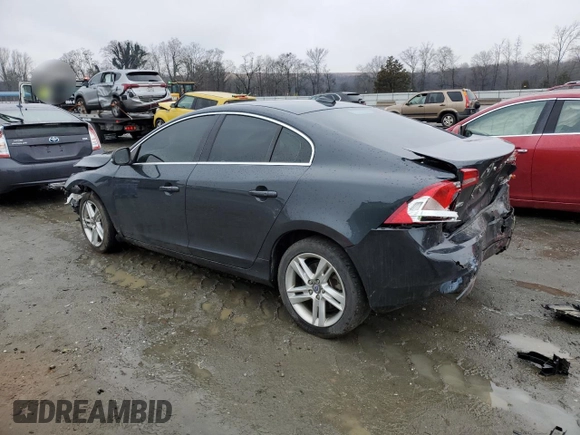 2015 Volvo S60 T5 Drive-E Premier Plus with VIN YV140MFC7F1309794, listed as a Copart auction lot 42718355 with 0 mi miles and Salvage Title. Bid and sale history available at carsss.com. Image 2.
