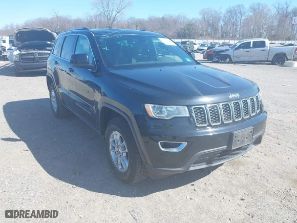 2018 Jeep Grand Cherokee Laredo E with VIN 1C4RJFAG4JC267676, listed as a IAAI auction lot 41757745 with 108,123 mi miles. Bid and sale history available at carsss.com. Image 1.