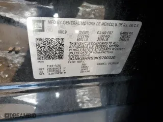 2019 Chevrolet Blazer with VIN 3GNKBHRS9KS700320, listed as a Copart auction lot 42675355 with 53,417 mi miles and Salvage Title. Bid and sale history available at carsss.com. Image 13.