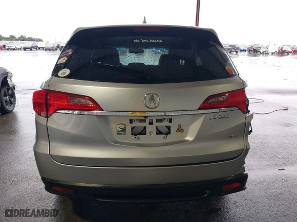 2015 Acura RDX Tech Pkg with VIN 5J8TB4H50FL029070, listed as a IAAI auction lot 41555857 with 134,868 mi miles. Bid and sale history available at carsss.com. Image 16.