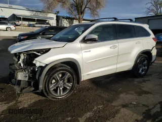 2018 Toyota Highlander Hybrid Limited with VIN 5TDDGRFH1JS038463, listed as a Copart auction lot 48363815 with 62,893 mi miles and Salvage title. Bid and sale history available at DreamBid. Image 1.