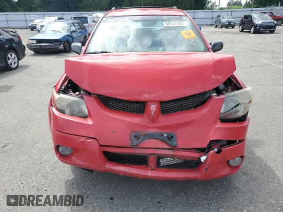 2004 Pontiac Vibe with VIN 5Y2SL62804Z428254, listed as a Copart auction lot 60557045 with Not provided miles and Salvage title. Bid and sale history available at DreamBid. Image 5.