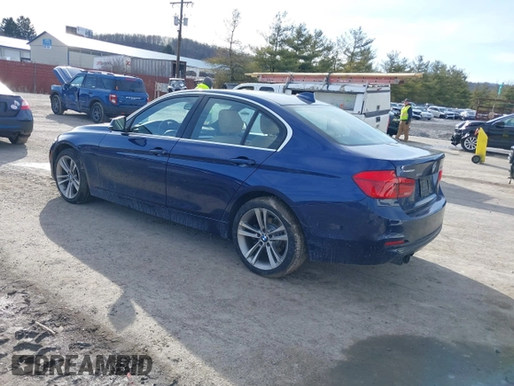 2017 BMW 3 Series 330i xDrive with VIN WBA8D9G35HNU65462, listed as a IAAI auction lot 41696854 with 60,108 mi miles. Bid and sale history available at carsss.com. Image 3.