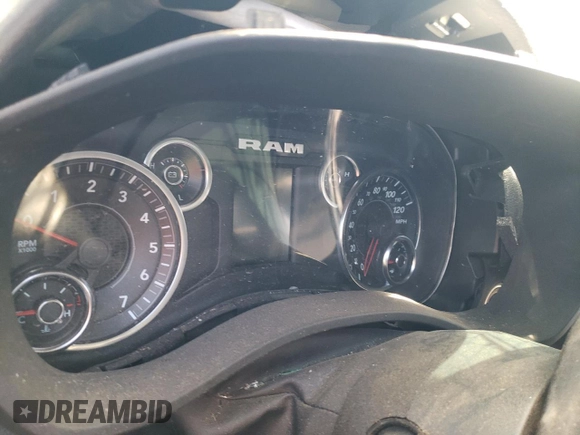 2023 Ram 1500 Big Horn with VIN 1C6SRFBT3PN556882, listed as a Copart auction lot 55431745 with Not provided miles and Non repairable. Bid and sale history available at DreamBid. Image 9.