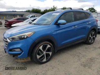 2016 Hyundai Tucson Limited z VIN KM8J33A27GU199995, wystawiony jako Copart lot #54695345 z przebiegiem 151 000 mil mil oraz Szkody całkowita. Historia ofert i sprzedaży dostępna na DreamBid. Obrazek 1.