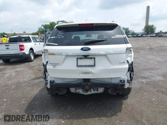 2017 Ford Explorer Platinum z VIN 1FM5K8HT9HGD01300, wystawiony jako IAAI lot #42628364 z przebiegiem 107 191 mil mil oraz . Historia ofert i sprzedaży dostępna na DreamBid. Obrazek 6.