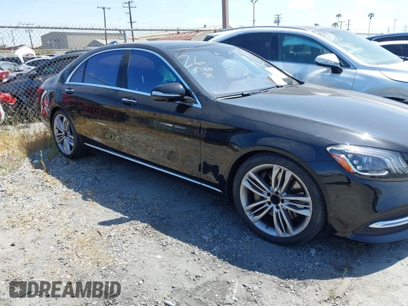 2019 Mercedes-Benz S 560 z VIN WDDUG8DB0KA456557, wystawiony jako IAAI lot #42327166 z przebiegiem 61 962 mil mil oraz . Historia ofert i sprzedaży dostępna na DreamBid. Obrazek 1.