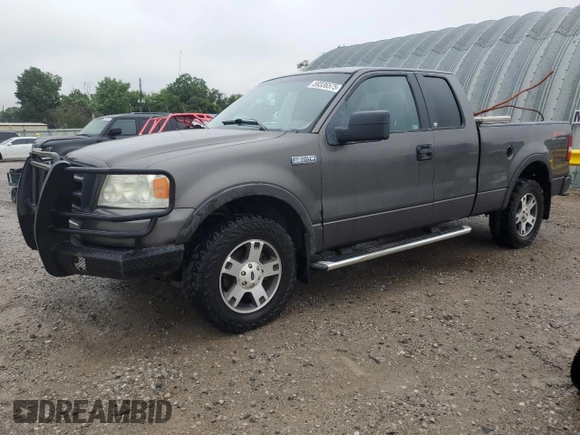 2005 Ford F-150 XLT with VIN 1FTPX145X5FA35252, listed as a Copart auction lot 59336575 with 234,398 mi miles and Salvage title. Bid and sale history available at DreamBid. Image 1.