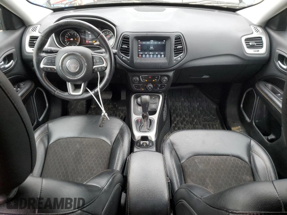 2020 Jeep Compass Latitude with VIN 3C4NJDBB9LT222861, listed as a Copart auction lot 44104285 with 68,090 mi miles and Salvage Title. Bid and sale history available at carsss.com. Image 8.