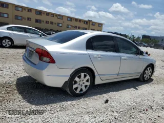 2010 Honda Civic LX with VIN 2HGFA1F54AH326835, listed as a Copart auction lot 55992885 with 78,004 mi miles and Salvage Title. Bid and sale history available at DreamBid. Image 3.