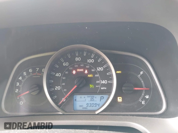 2013 Toyota RAV4 XLE with VIN 2T3RFREV3DW050293, listed as a IAAI auction lot 42032967 with 93,094 mi miles and . Bid and sale history available at carsss.com. Image 7.