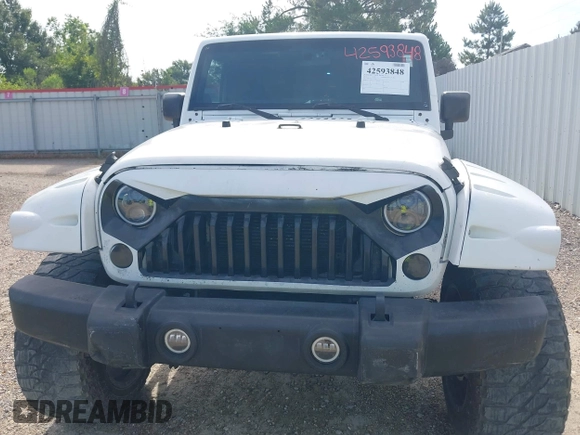 2012 Jeep Wrangler Unlimited Sahara with VIN 1C4BJWEG1CL186407, listed as a IAAI auction lot 42593848 with 178,354 mi miles and . Bid and sale history available at DreamBid. Image 6.