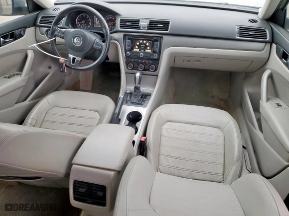 2015 Volkswagen Passat 1.8T SE w/Sunroof & Nav with VIN 1VWBT7A32FC048055, listed as a Copart auction lot 51854075 with 130,743 mi miles and Salvage Title. Bid and sale history available at carsss.com. Image 8.