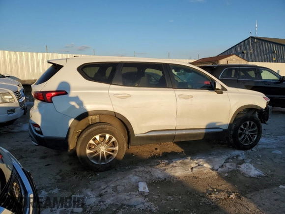 2020 Hyundai Santa Fe SE with VIN 5NMS23AD7LH177669, listed as a Copart auction lot 88893575 with 113,813 mi miles and Non Repairable. Bid and sale history available at carsss.com. Image 3.
