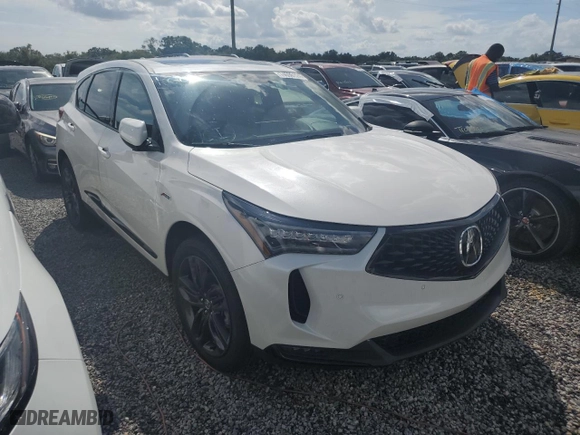 2024 Acura RDX w/A-Spec Package with VIN 5J8TC2H64RL035792, listed as a Copart auction lot 74696124 with 432 mi miles and Non Repairable. Bid and sale history available at carsss.com. Image 4.