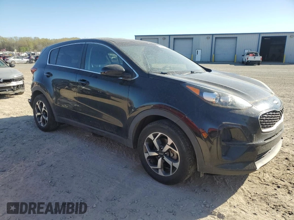 2020 Kia Sportage LX with VIN KNDPM3AC1L7736860, listed as a Copart auction lot 50317285 with 114,281 mi miles and Salvage Title. Bid and sale history available at carsss.com. Image 4.