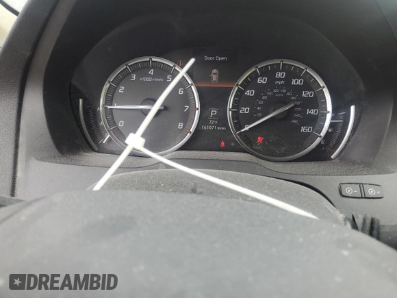 2016 Acura MDX with VIN 5FRYD3H23GB011065, listed as a Copart auction lot 45081775 with 161,071 mi miles and Salvage Title. Bid and sale history available at carsss.com. Image 9.