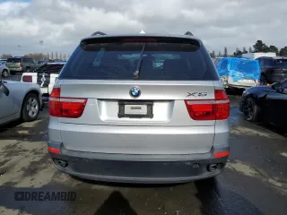 2008 BMW X5 3.0si with VIN 5UXFE43588L030785, listed as a Copart auction lot 46093105 with 122,328 mi miles and Salvage Title. Bid and sale history available at carsss.com. Image 6.