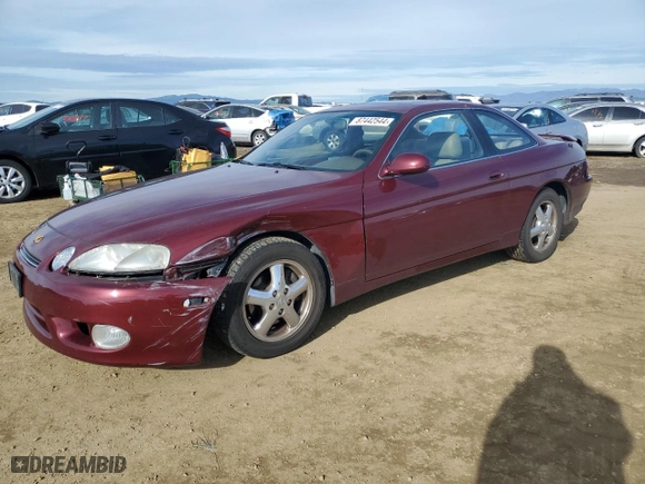 1997 Lexus SC 400 Luxury Sport Cpe with VIN JT8CH32Y8V0053528, listed as a Copart auction lot 87442544 with NaN miles and Salvage Title. Bid and sale history available at carsss.com. Image 1.