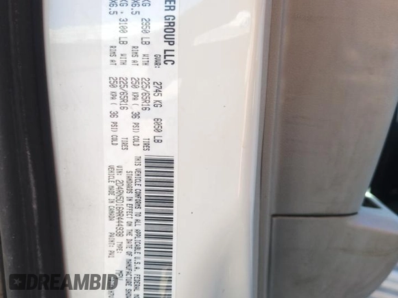 2010 Dodge Grand Caravan SXT with VIN 2D4RN5D16AR444938, listed as a Copart auction lot 56762695 with 251,437 mi miles and Clean Title. Bid and sale history available at DreamBid. Image 13.