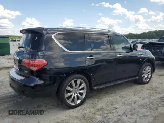 2014 Infiniti QX80 with VIN JN8AZ2NF4E9555706, listed as a Copart auction lot 66904864 with 169,137 mi miles and Clean Title. Bid and sale history available at carsss.com. Image 3.
