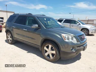 2011 GMC Acadia SLT2 with VIN 1GKKRSED4BJ174323, listed as a IAAI auction lot 42117404 with 61,865 mi miles and . Bid and sale history available at DreamBid. Image 1.