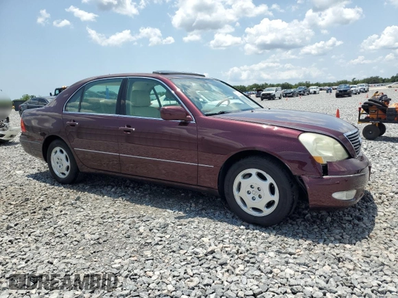 2001 Lexus LS 430 z VIN JTHBN30F410026620, wystawiony jako Copart lot #56330185 z przebiegiem 98 650 mil mil oraz Szkoda całkowita • Salvage title. Historia ofert i sprzedaży dostępna na DreamBid. Obrazek 4.