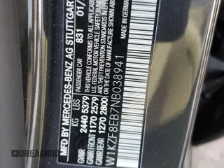 2022 Mercedes-Benz E 350 z VIN W1KZF8EB7NB038941, wystawiony jako Copart lot #45386235 z przebiegiem 13 318 mil mil oraz Szkoda całkowita • Salvage title. Historia ofert i sprzedaży dostępna na DreamBid. Obrazek 12.