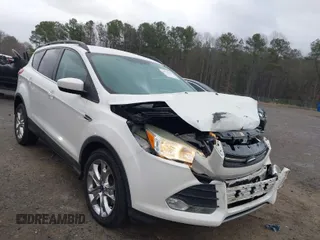 2014 Ford Escape SE with VIN 1FMCU0GX6EUD43105, listed as a IAAI auction lot 41728686 with 95,729 mi miles. Bid and sale history available at carsss.com. Image 1.
