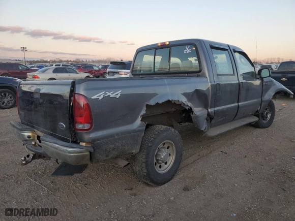 2004 Ford Super Duty F-250 XL with VIN 1FTNW21L84EA87616, listed as a Copart auction lot 83698114 with 229,744 mi miles and Salvage Title. Bid and sale history available at carsss.com. Image 3.