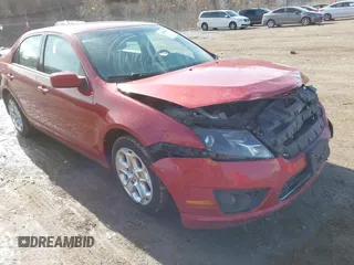 2010 Ford Fusion SE with VIN 3FAHP0HA1AR191480, listed as a IAAI auction lot 41844910 with 108,762 mi miles. Bid and sale history available at carsss.com. Image 1.