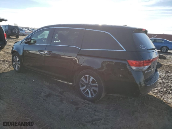 2015 Honda Odyssey Touring Elite with VIN 5FNRL5H93FB077180, listed as a Copart auction lot 43646385 with 133,023 mi miles and Salvage Title. Bid and sale history available at carsss.com. Image 2.