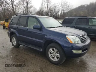 2007 Lexus GX with VIN JTJBT20X670128310, listed as a Copart auction lot 52698535 with 204,884 mi miles and Clean Title. Bid and sale history available at carsss.com. Image 4.