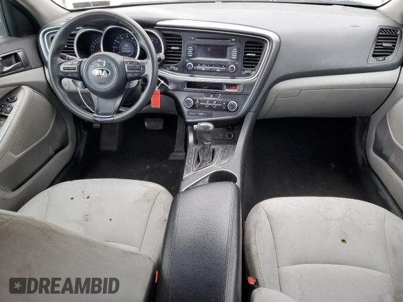 2015 Kia Optima LX with VIN 5XXGM4A7XFG472851, listed as a Copart auction lot 50867865 with 152,900 mi miles and Salvage Title. Bid and sale history available at carsss.com. Image 8.