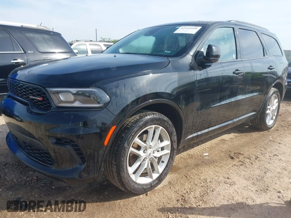 2025 Dodge Durango GT Plus with VIN 1C4RDJDG8SC517864, listed as a IAAI auction lot 42145958 with 5,582 mi miles and . Bid and sale history available at DreamBid. Image 17.