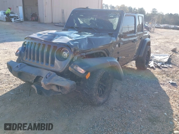 2019 Jeep Wrangler Unlimited Sport S with VIN 1C4HJXDGXKW500313, listed as a IAAI auction lot 41022680 with 82,864 mi miles and . Bid and sale history available at DreamBid. Image 17.