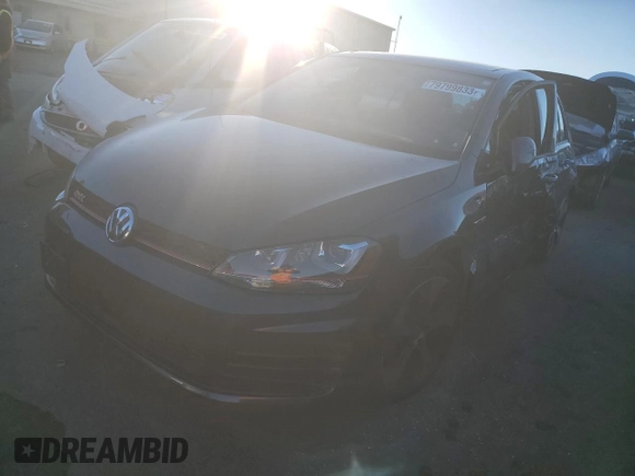 2016 Volkswagen Golf GTI S w/Performance Pkg with VIN 3VW447AU5GM006610, listed as a Copart auction lot 79799833 with 33,052 mi miles. Bid and sale history available at carsss.com. Image 1.
