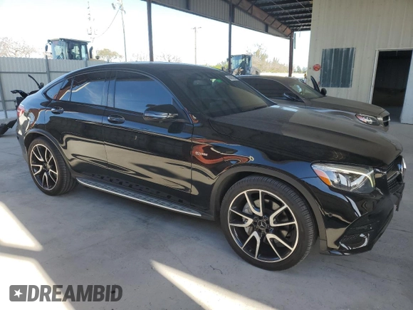 2019 Mercedes-Benz GLC with VIN WDC0J6EB7KF499433, listed as a Copart auction lot 49486285 with 24,075 mi miles and Salvage Title. Bid and sale history available at carsss.com. Image 4.